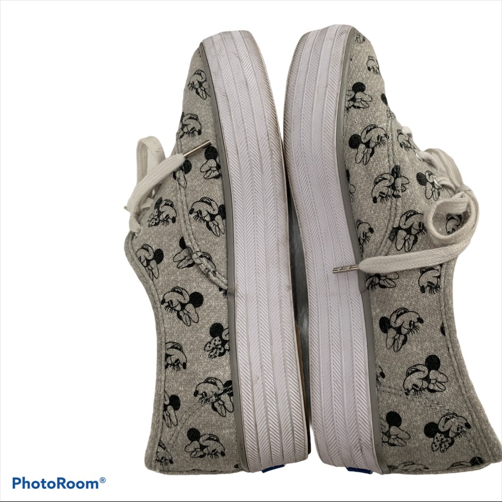 Keds Womens Triple Minnie Screen Print Jersey Fashion Sneaker - Picture 7 of 11